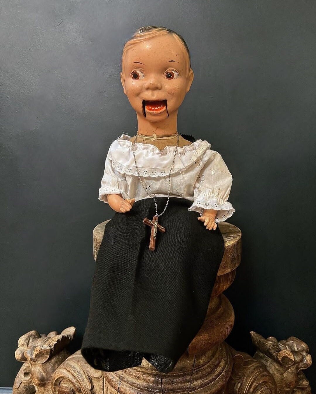 1930's Ventriloquist Dummy, Modeled on and Named After the Most Famous