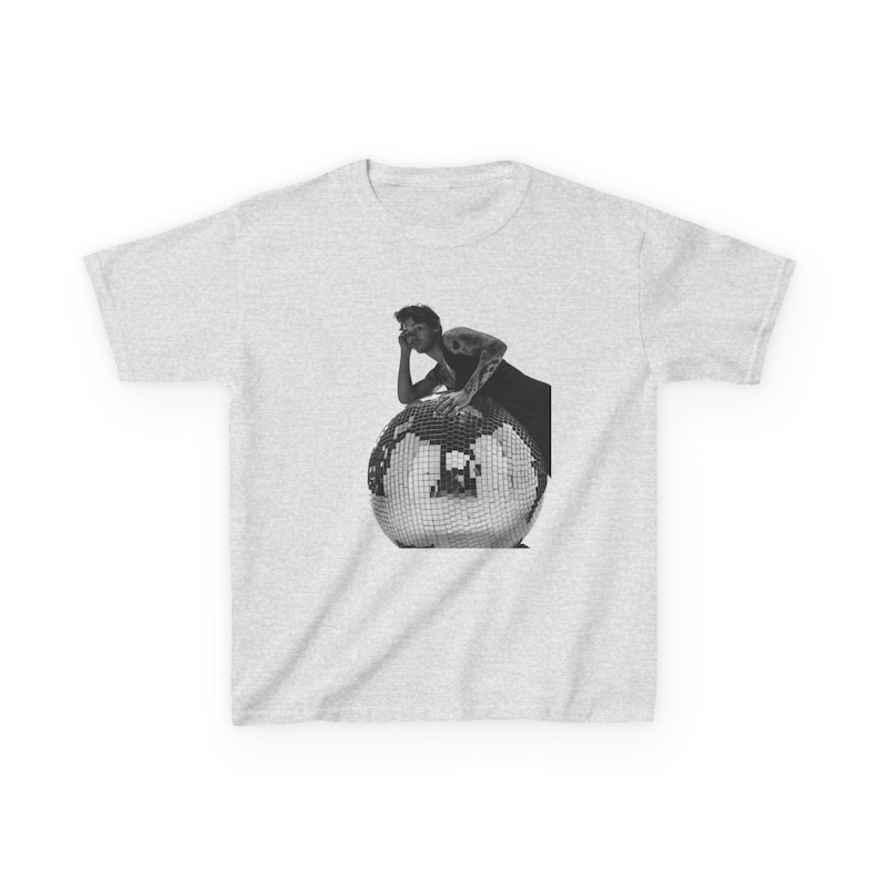 Harry Disco Ball Baby Tee, Harry Album Merch Tour Concert Womens Baby Tee, Y2K Crop Top, Vintage Music Graphic Tee, Disco Ball Shirt image 4