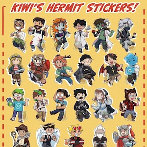 Hermitcraft SMP Vinyl Stickers