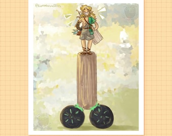 Ultrahand Shenanigans - Stampa artistica di Legend of Zelda Tears of the Kingdom