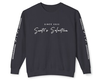 Santi's Selection- Yahweh Slogan Unisex Lightweight Crewneck Sweatshirt