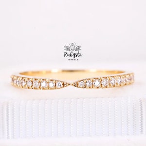 Half eternity ring clear diamond ring cheap engagement rings trendy rings rings for women couple rings - Rubysta