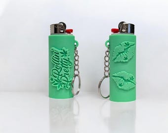 Rollin Pretty Bic Lighter Case Keychain
