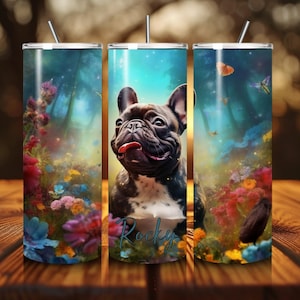 Personalized French Bulldog Tumbler | French Bulldog Mug | Dog Lover Gift | Dog Owner Gift | Custom Dog Tumbler