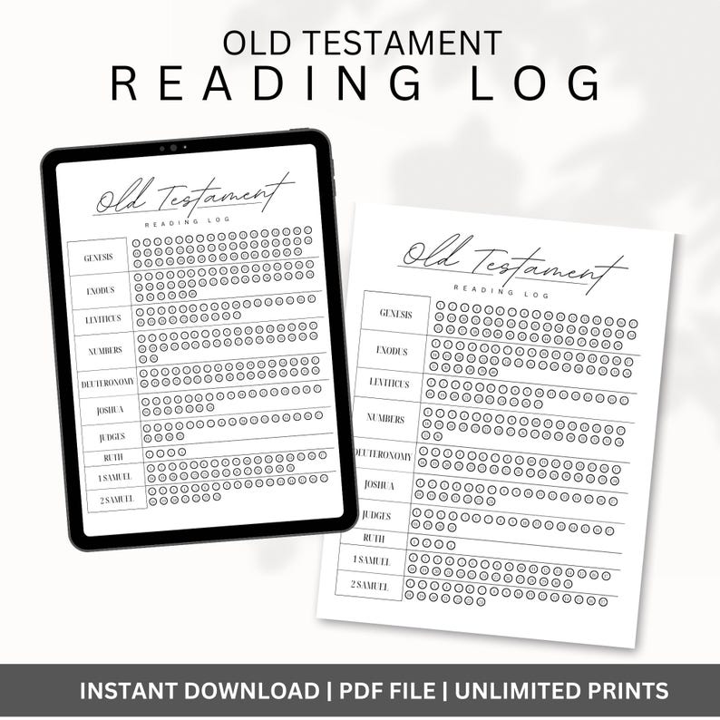 Bible Reading Tracker Printable | Bible Study Printable Pages | Bible ...
