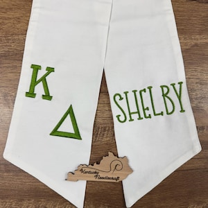 Faja de corona de fraternidad con letras griegas personalizadas / Personalizada / Decoración para dormitorio universitario / Semana de la Graduación / Regalo para director/gerente