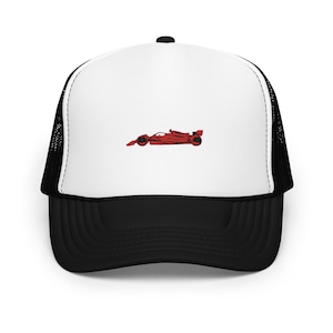 Casquette camionneur en mousse Ferrari F1 - Casquettes Formule 1, produits dérivés F1, Cadeaux F1, Courses Ferrari, Sports