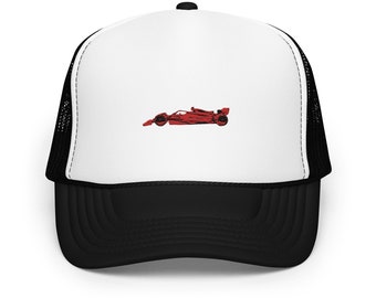Ferrari F1 Foam Trucker Hat - Formula One Hat, F1 Merch, F1 Gifts, Ferrari Racing, Sports