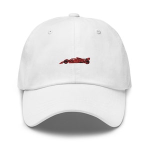 フェラーリ F1 カー ハット - フォーミュラ ワン、レースカー、レーシング、お父さん用ハット、フォーミュラ 1 ギフト、F1 ハット