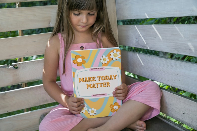 Kids Daily Printable Journal, Daily Mindfulness, Gratitude, Emotional ...