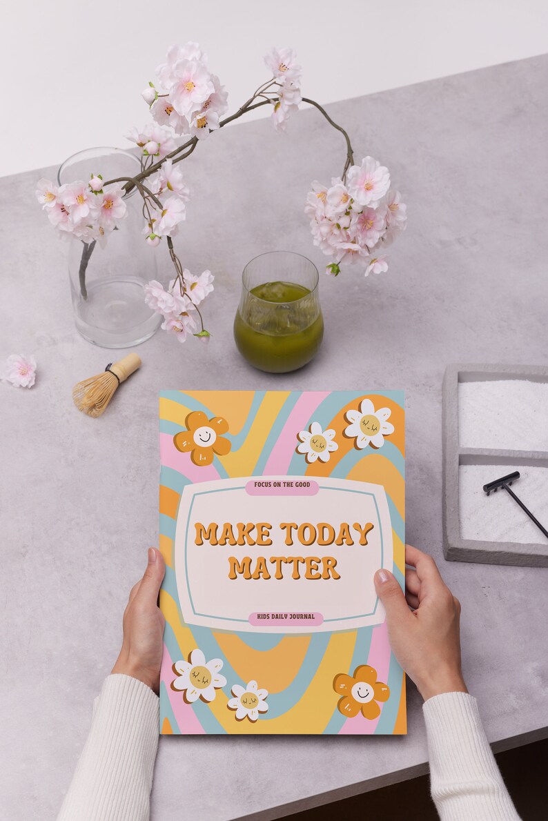 Kids Daily Printable Journal, Daily Mindfulness, Gratitude, Emotional ...
