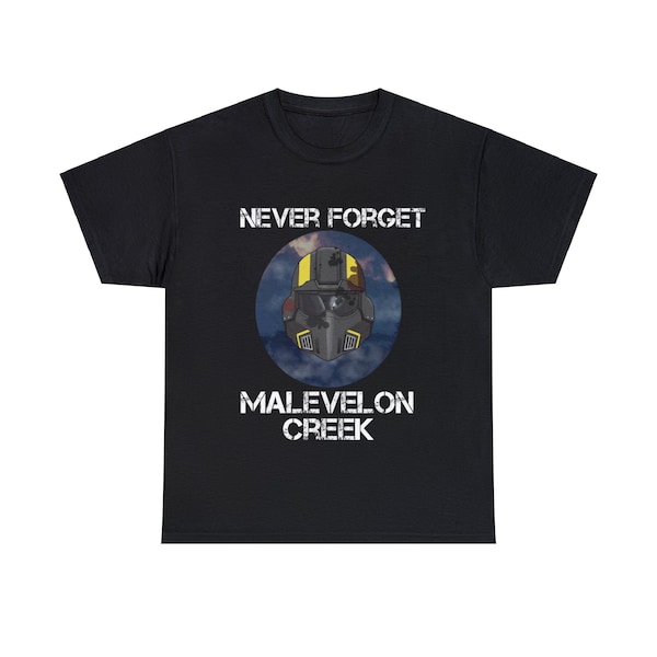 HellDivers Malevelon Creek Unisex TShirt, Front and Back T-shirt