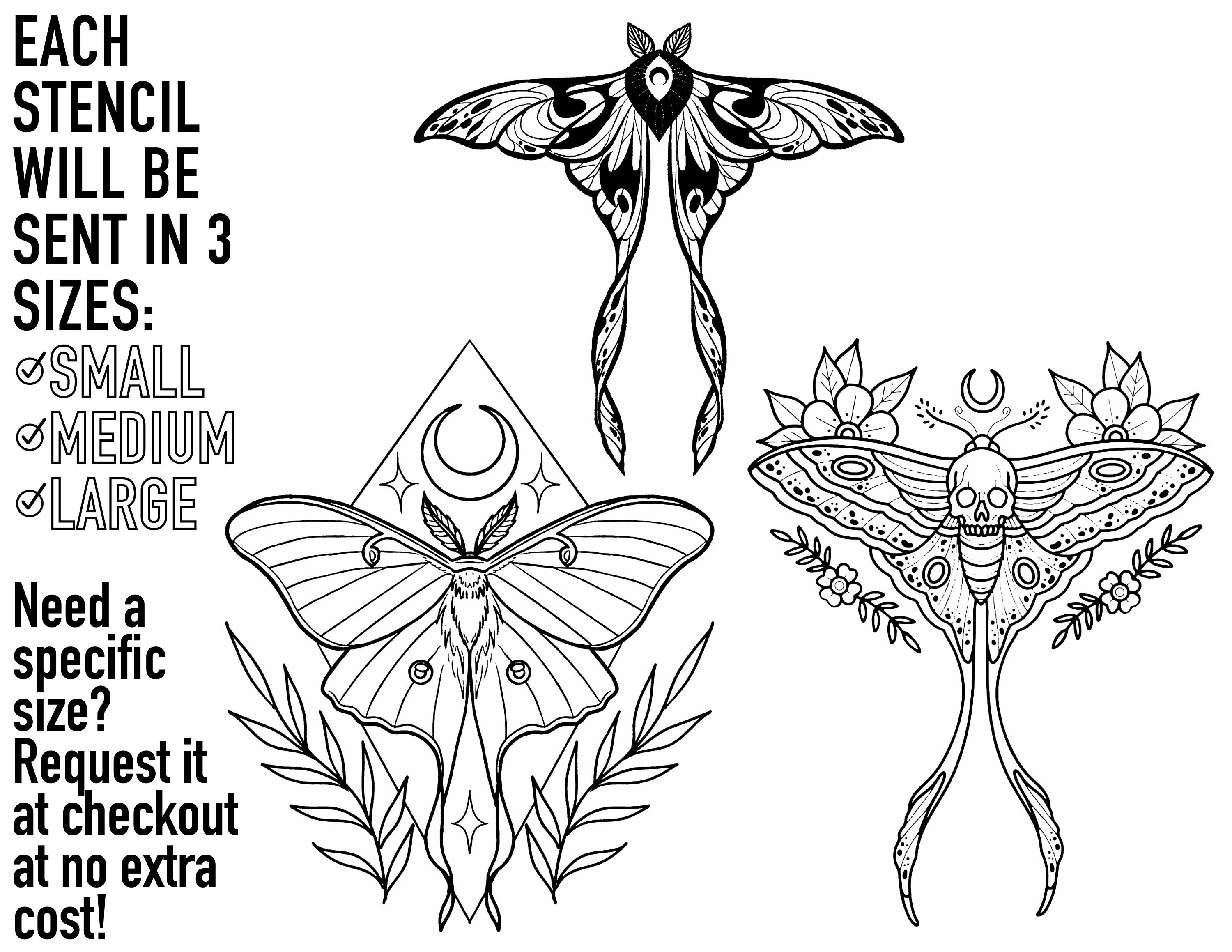 Tattoo death moth Italia