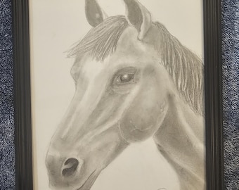 Dibujo a lápiz de Jack Horse