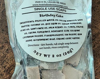 Travel soaps for travel, camping, hiking