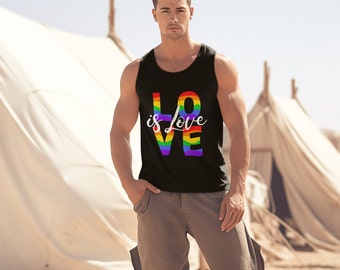 LGBTQ Tank top Gay Pride Outfit LGBTQ Gifts  Lesbian Pride Gay Clothing Equality Tank top Rainbow