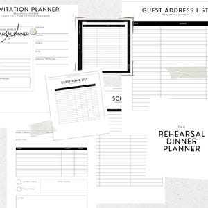 Rehearsal Dinner Menu, Rehearsal Dinner Invitation, Rehearsal Planner, Dinner Planning, Wedding Rehearsal Dinner, Rehearsal Dinner Invite