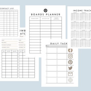 Business Planner Printable, Business Planning, Business Bundle, 2024 Business, Business Binder Pdf, Business Worksheet, Business Organizer