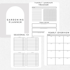 Pianificatore di giardini, diario digitale del giardino, tracker del giardino, organizzatore del giardino, stampabile per il giardinaggio, pianificatore dell&#39;orto, pianificatore di giardinaggio