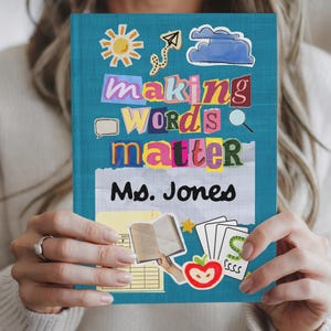 Personalized Reading Teacher Gift, Literacy Interventionalist Journal, Teacher Appreciation Gift (SJA26177) image 1