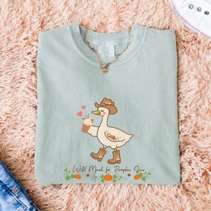 Silly Goose RBT Comfort Colors T-Shirt, Will Mand for Pumpkin Spice for ABA Therapy, BT, Bcba, Sped Teacher, Behavior Tech, Fall Grad Gift