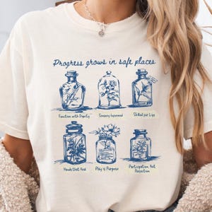 Floral Occupational Therapy Tshirt, Comfort Colors Shirt for OT, Vintage Floral Graduation Gift for Occupational Therapist, SPED Teacher Tee