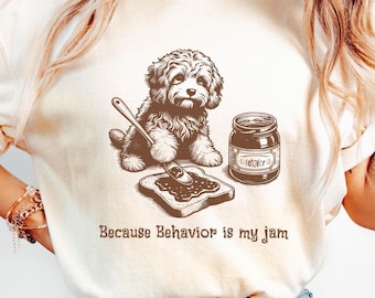 Behavior Analyst Shirt, Comfort Colors® Gift for BCBA, Funny Behavior is my Jam Dog Lover RBT Shirt, ABA Behavior Specialist Crew Shirt