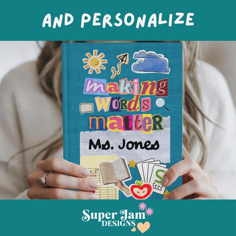 Personalized Reading Teacher Gift, Literacy Interventionalist Journal, Teacher Appreciation Gift (SJA26177) image 4