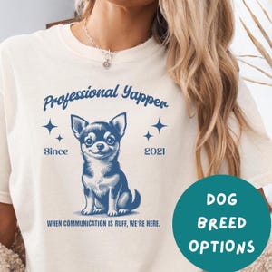 Speech Therapy Comfort Colors® Shirt, Funny Professional Yapper Tshirt, Retro Dog Lover SLP Shirt, Speech Language Pathologist Shirt Gift