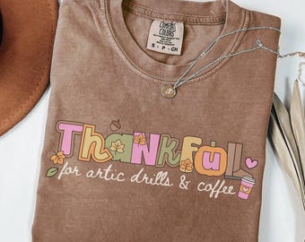 Speech Therapy Comfort Colors T-shirt, Fall Long Sleeve SLP Tee, Thanksgiving Language Pathologist Gift, Gift for Therapy Assistant (26592)