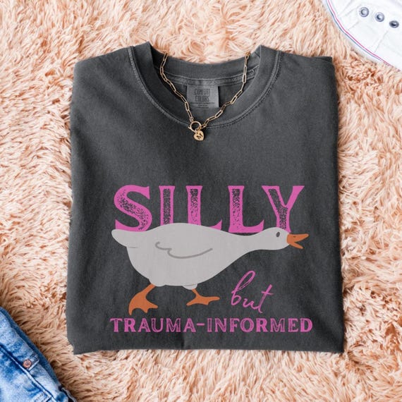 Funny Social Work Comfort Colors Tshirt, Silly Goose Social Work Tshirt, MSW Crisis Tee, LCSW Graduation Gift, School Social Worker Gift