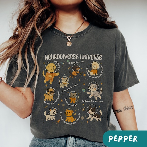Retro Autism Awareness Shirt, Vintage Neurodiverse Universe Shirt, Sped Teacher Shirt, Space Neurodiversity Shirt, Special Education Shirt
