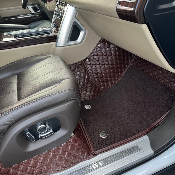 Double Layer Luxury Custom-Fitted Leather Car Mats