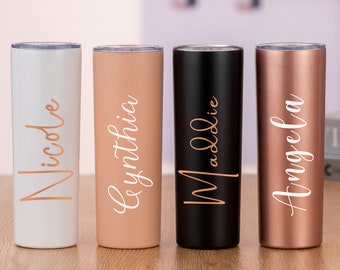 Personalized Name Tumbler, Bridesmaid Proposal Gifts, Bachelorette Party Gifts, Girls Trip Tumbler, Wedding Gifts, Birthday Gifts for Her