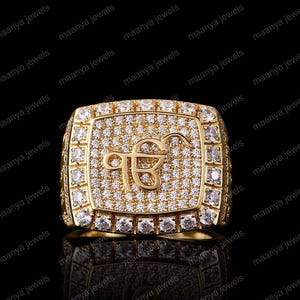 round cut party letter moissanite men's ring, 925 sterling silver diamond ring