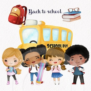 terug naar school, studenten clipart PNG-bestanden.