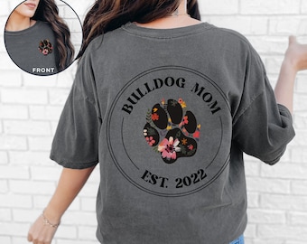 Personalized Dog Mom T-Shirt: Custom Breed & Year Gift