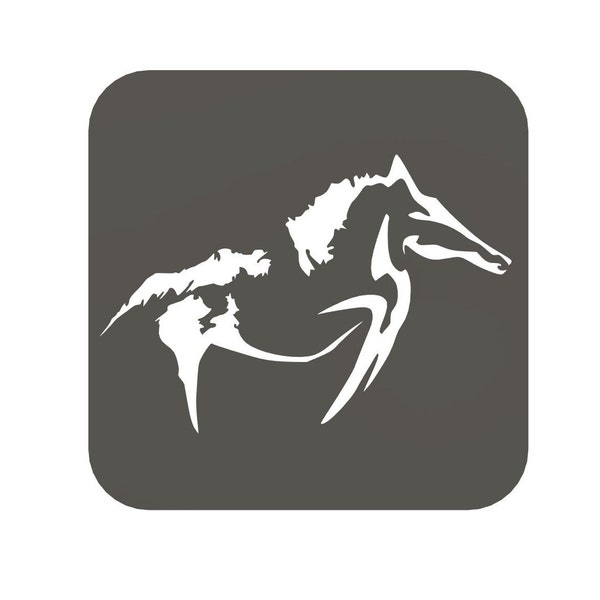 Horse Stencil (Pochoir motif Cheval)