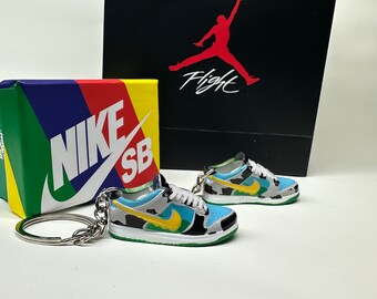 USA Seller! Fast Shipping BEST Quality 3D Mini Sneaker Keychain Mini Shoe