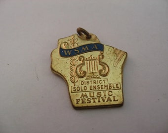 Vintage Charm Medal: WSMA Wisconsin School Music Association Solo Ensemble