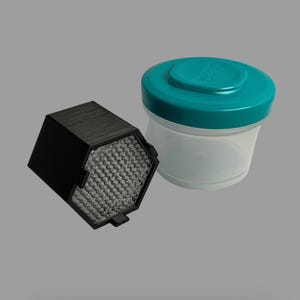 Colador para alimentos congelados para peces