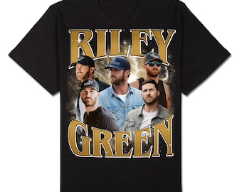 Retro Riley Green T-shirt,Vintage Unisex Tees, Vintage Bootleg Graphic Sweatshirt, Riley Green Hoodie, Retro Sweatshirt