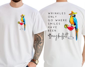 Wrinkles Only Go Where Smiles Have Been T-shirt, Palm Tree Memorial Both Sides Sweatshirt, Funny Hoodie