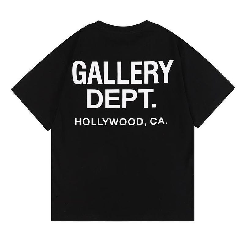 a black t - shirt with the words gallery dept on it