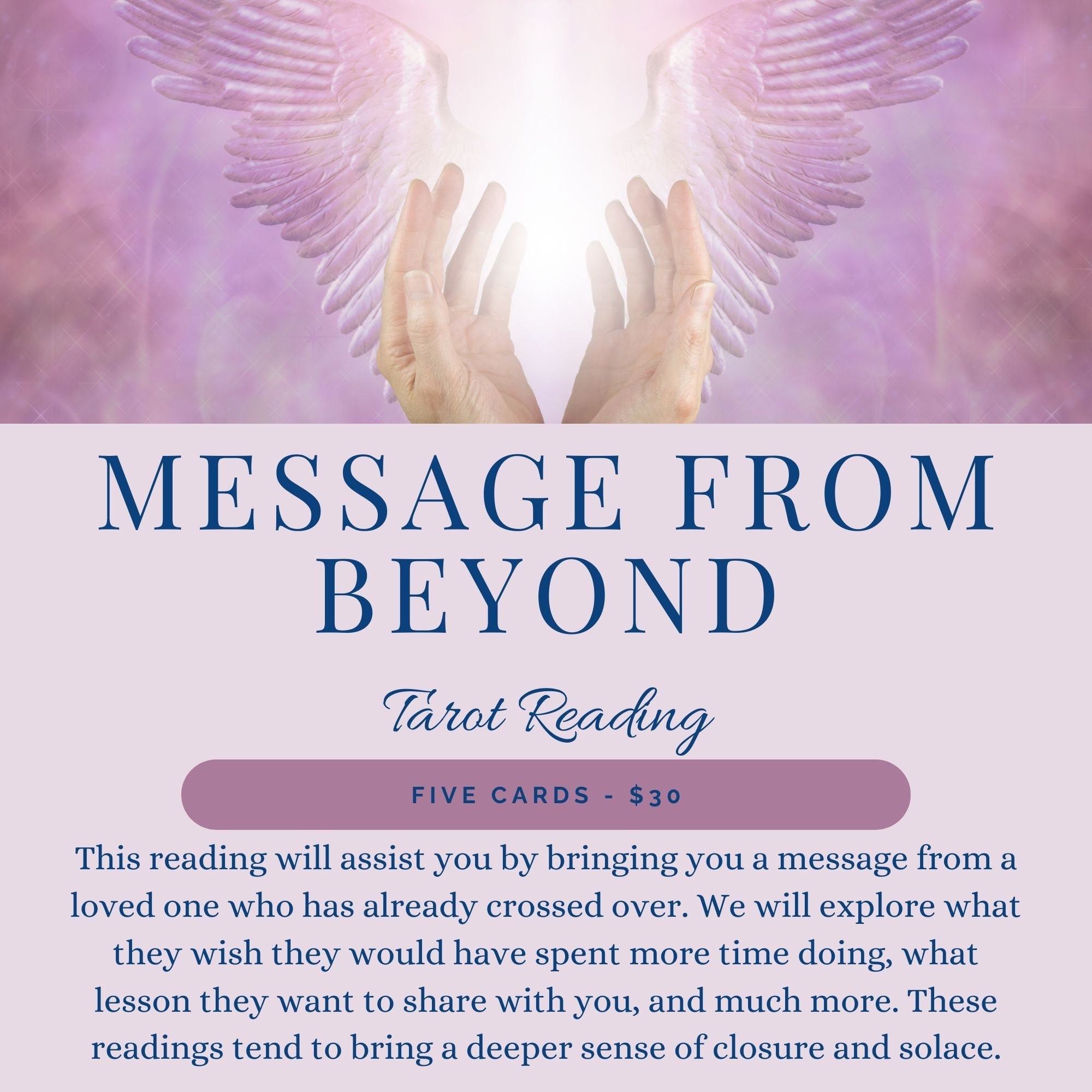 Message From Beyond Tarot Reading Angel Message Angel Tarot