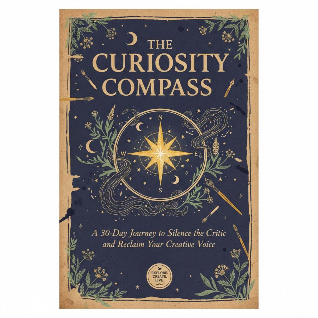 Curiosity Journal The Curiosity Compass A 30 Day Creative Journal Workbook Overcome ...