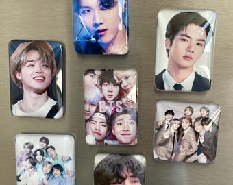 BTS Glass Magnet, Gift Ideas, Gifts For Friends, Kpop Boy Band, Spiritual Home Decor