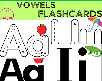 Vowels Printables|Preschool Learning Vowels|Preschool Printables|Homeschool Printables|Phonics|Blending Sounds|Instant Download