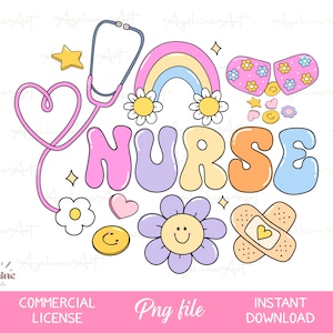 Trendy retro nurse life png Pink nurse png Medical png Nurse stuff png Positive vibes png Health care png Nurse sublimation Nurse gift shirt