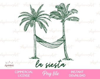 La siesta summer break, summer vibes png, Summer palm png, summer vibes Tshirt png, la siesta clipart, palm tree png, aesthetic summer